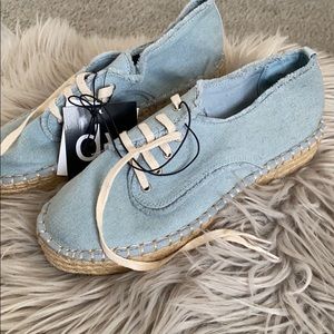 DV chambray espadrille sneakers